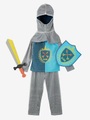Ritter-Kostüm mit Schwert aus Schaumstoff blau