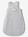Wattierter Schlafsack Wolkenschloss grau bedruckt