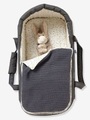Softtragetasche für Babys anthrazit/grau sterne