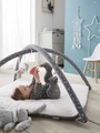 Activity-Decke Animo für Babys weiss/grau