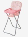Hochstuhl für Puppen rosa