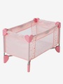 Puppenreisebett mit Transporthülle rosa
