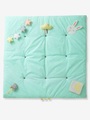 Activity-Decke Funny baby für Babys zartgrün bedruckt