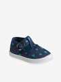 Luftige Lauflern-Sandalen für Baby Jungen jeansblau/kaktus