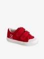 Stoffschuhe für Baby Jungen, Klettverschluss rot