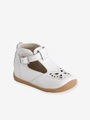 Mädchen Lauflernsandalen, Leder weiß