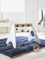 Baby Spielbogen aus Holz weiss/mehrfarbig