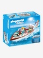 Motorboot mit Unterwassermotor