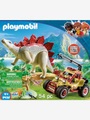 Forschermobil mit Stegosaurus
