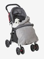 Wendbare Babydecke grau/sterne