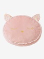 VERTBAUDET, Kissen ,,Katze aus Samt rosa