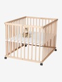 VERTBAUDET, Baby-Laufgitter aus Holz, klappbar natur