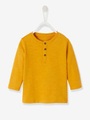Henley-Shirt für Baby Jungen ocker