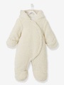 Kuscheliger Baby-Overall, 2-in-1 cremeweiß
