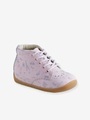 Leder Lauflern-Boots für Mädchen rosa paris
