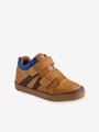 High Sneakers für Jungen, Klettverschluss camelfarben