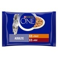 Sparpaket PURINA ONE 8 x 85 g - Adult Huhn und Rind