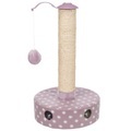 Trixie Junior Kratzstamm Fleece - flieder / weiss