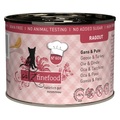Sparpaket catz finefood Ragout 24 x 180 g - No. 603 Gans & Pute