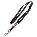 Hunter Hundeleine Vario Basic, schwarz - 200 cm lang, 15 mm breit