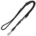 Hunter, Hunter verstellbare Führleine Freestyle, schwarz - 200 cm lang, Ø 10 mm