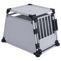 Trixie, Trixie Transportbox Aluminium - Größe M-L: L 63 x B 90 x H 65 cm