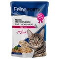 Sparpaket Feline Porta 21 Frischebeutel 12 x 100 g - Hühnerfleisch pur
