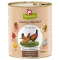 Sparpaket GranataPet Liebling´s Mahlzeit 24 x 800 g - Fasan & Geflügel mit Spinat, Tomaten und Leinöl