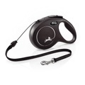 flexi, flexi New Classic Seil-Leine M schwarz, 8 m - flexi New Classic Seil-Leine M schwarz, 8 m