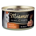 Megapack Miamor Feine Filets 24 x 100 g - Thunfisch & Wachtelei