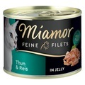 Miamor Feine Filets 6 x 185 g - Thunfisch & Reis in Jelly