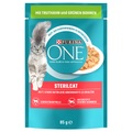Purina ONE Sterilised 6 x 85 g - mit Truthahn & grünen Bohnen