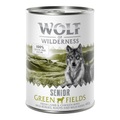 Wolf of Wilderness Senior 6 x 400 g - Green Fields - Lamm & Huhn