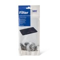 savic, Savic Katzentoilette Nestor, hellgrau / weiß - Ersatzkohlefilter 1 Stück