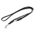 Heim, Heim Set braun: Lederleine mit Karabiner + Lederhalsband - Halsband Größe 40 + V-Leine 220 cm