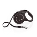 flexi, flexi New Classic Gurt-Leine M schwarz, 5 m - flexi New Classic Gurt-Leine M schwarz, 5 m