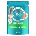 Purina One, Sparpaket: 24 x 85 g Purina ONE - Indoor Formula mit Thunfisch & grünen Bohnen