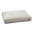 Designed by Lotte Hundekissen Gerippt 100x70x15 cm Hellgrau