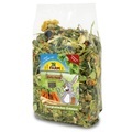 6-teiliges Mixpaket von JR Farm: Futter, Heu, Kräutermischung und Snack - Set aus Futter, Ergänzung, Heu und Snack