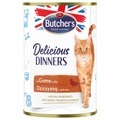 Butcher's Delicious Dinners Katze 24 x 400 g - mit Wild