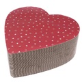 TIAKI, TIAKI Kratzboard Herz - ca. L 40 x B 40 x H 15 cm