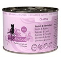 10 + 2 gratis! 12 x 200 g catz finefood - Lamm & Kaninchen