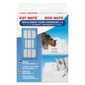 Cat Mate Haustierquelle, 2 Liter - Ersatzfilter (6 Stück)
