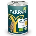 Yarrah, Yarrah Bio Chunks 6 x 405 g - Bio Huhn mit Bio Brennnesseln & Bio Tomaten in Soße