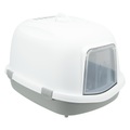 Trixie Katzentoilette Primo XXL Top mit Haube grau/weiss