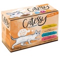Gemischtes Paket: Catessy Häppchen 24 x 100 g - Häppchen in Gelee + Häppchen in Sauce