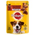 Pedigree, Pedigree Frischebeutel Multipack - 48 x 100 g Rind und Lebermischung in Gelee
