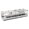 ferplast, Ferplast Kaninchenkäfig Krolik 200 Grau 205x60x50 cm