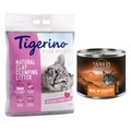 Tigerino, Sparpaket: 2 x 12 kg Tigerino Canada Katzenstreu - Babypuderduft