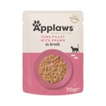 Applaws Katzenfutter Sparpaket 48 x 70 g im Pouch - Thunfisch mit Pazifik-Garnelen